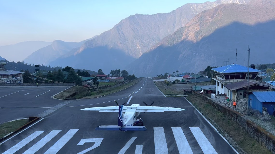 Day 03: Flight from Kathmandu to Lukla airport (2,847 m/9,339 ft) and trek to Phakding (2,615m/8,573 ft)