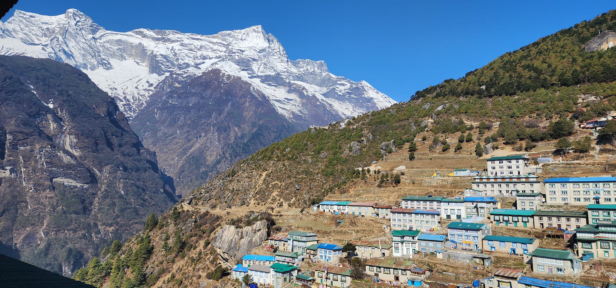 Day 12: Trek from Pheriche to Namche Bazaar (3,445 m/11,297 ft)