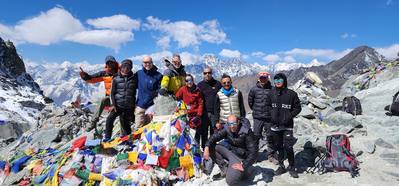 Day 12: Trek from Dzongla to Cho La pass and descend to Thangnak (4701 m/15,423 ft)