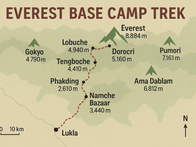 Everest Base Camp Trek MAP