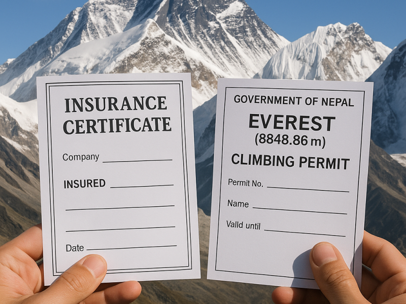 Travel and Insurance Costs for Everest Climbers