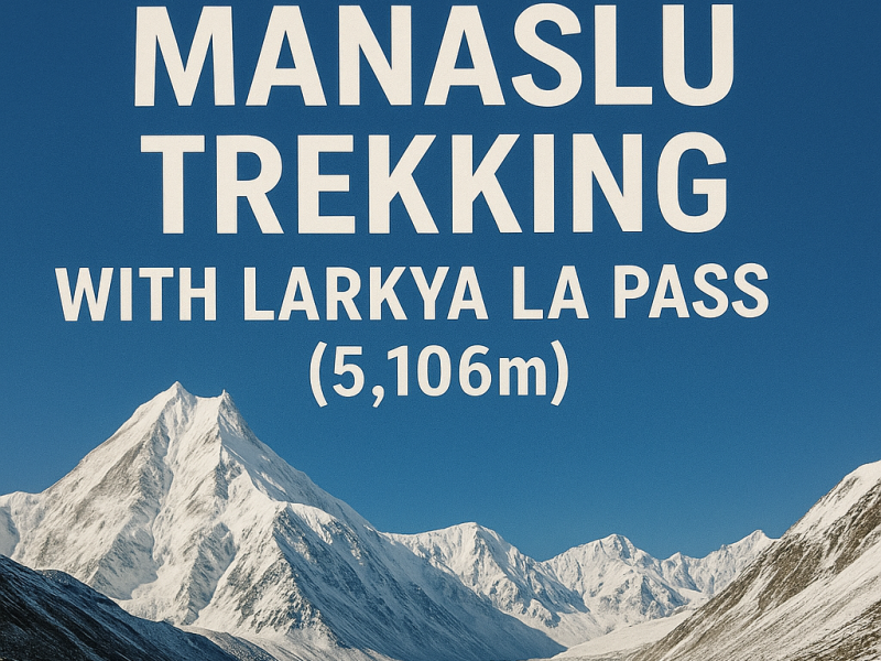 Does the Manaslu Circuit Trek need to cross the Larkya La Pass at 5106 M.