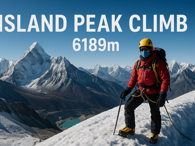 Does the Island Peak Climb 6189m need to cross the Kongma La Pass 5550 m? with Everest Base Camp Trek and Passed Kongma la Pass 5550