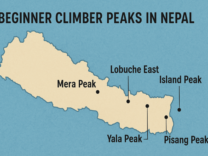 Beginner Climbers peaks in Nepal