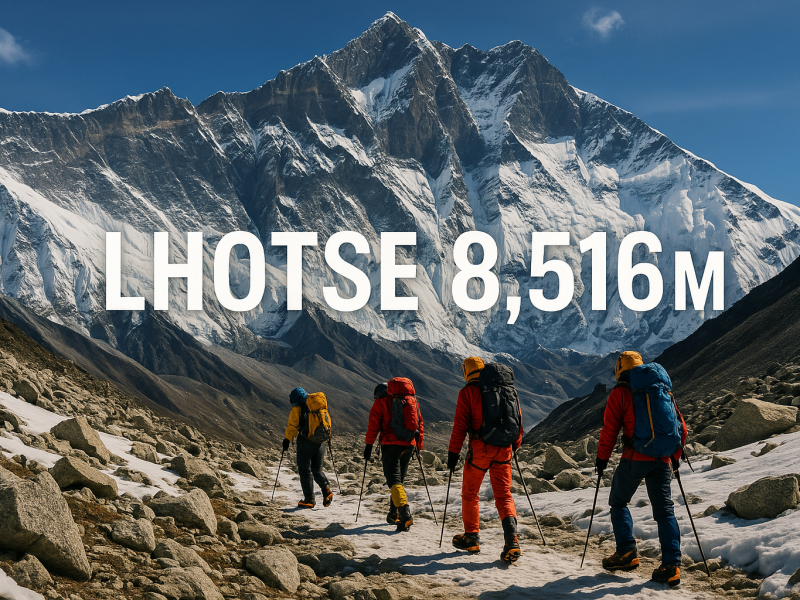 Lhotse (8,516 meters): Height, Region, and First Ascent