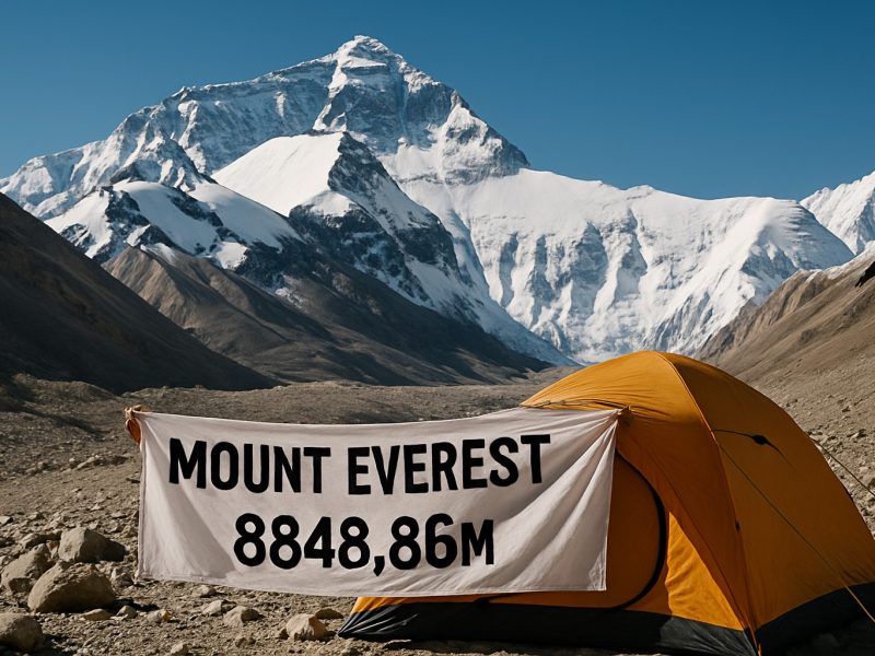 Mount Everest (8,848.86 meters)
