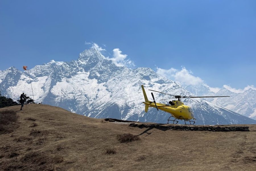 Everest Base Camp trek Helicopter Back to Lukla and flight Back to Kathmandu