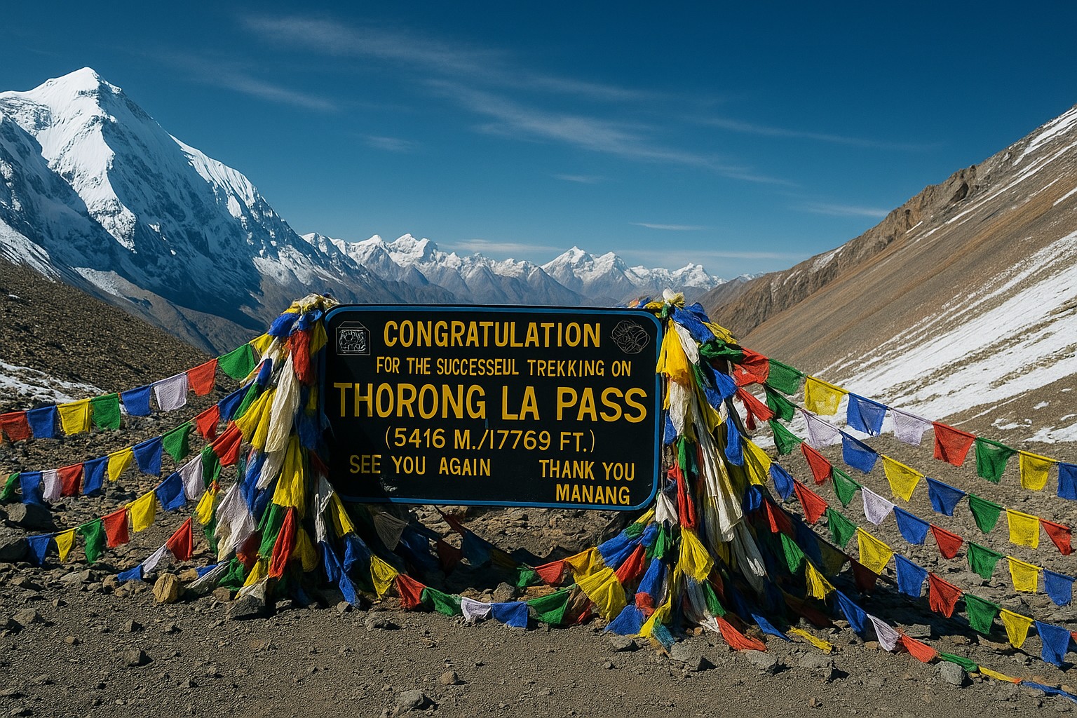 "Does the Annapurna Circuit Trek Need to Cross the Thorong La Pass at 5416m