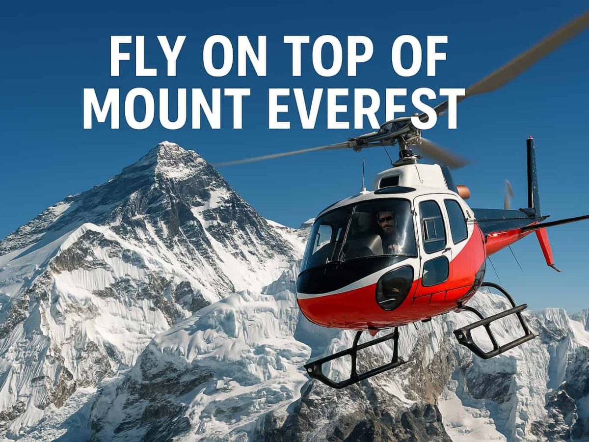 Fly on Top of Mount Everest with Nature Heaven Treks and Expedition