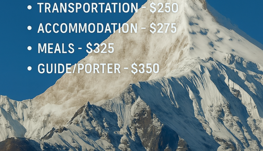 Manaslu Circuit Trek Cost Breakdown with Nature Heaven Treks and Expedition