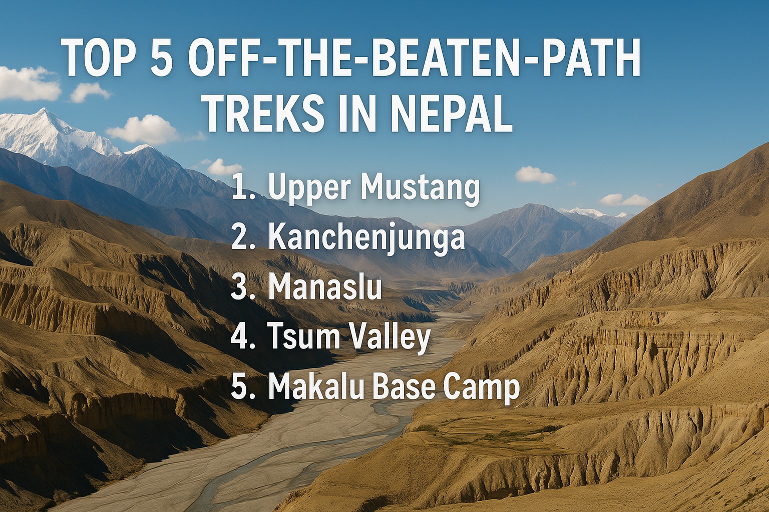 Top 5 Off-the-Beaten-Path Treks in Nepal