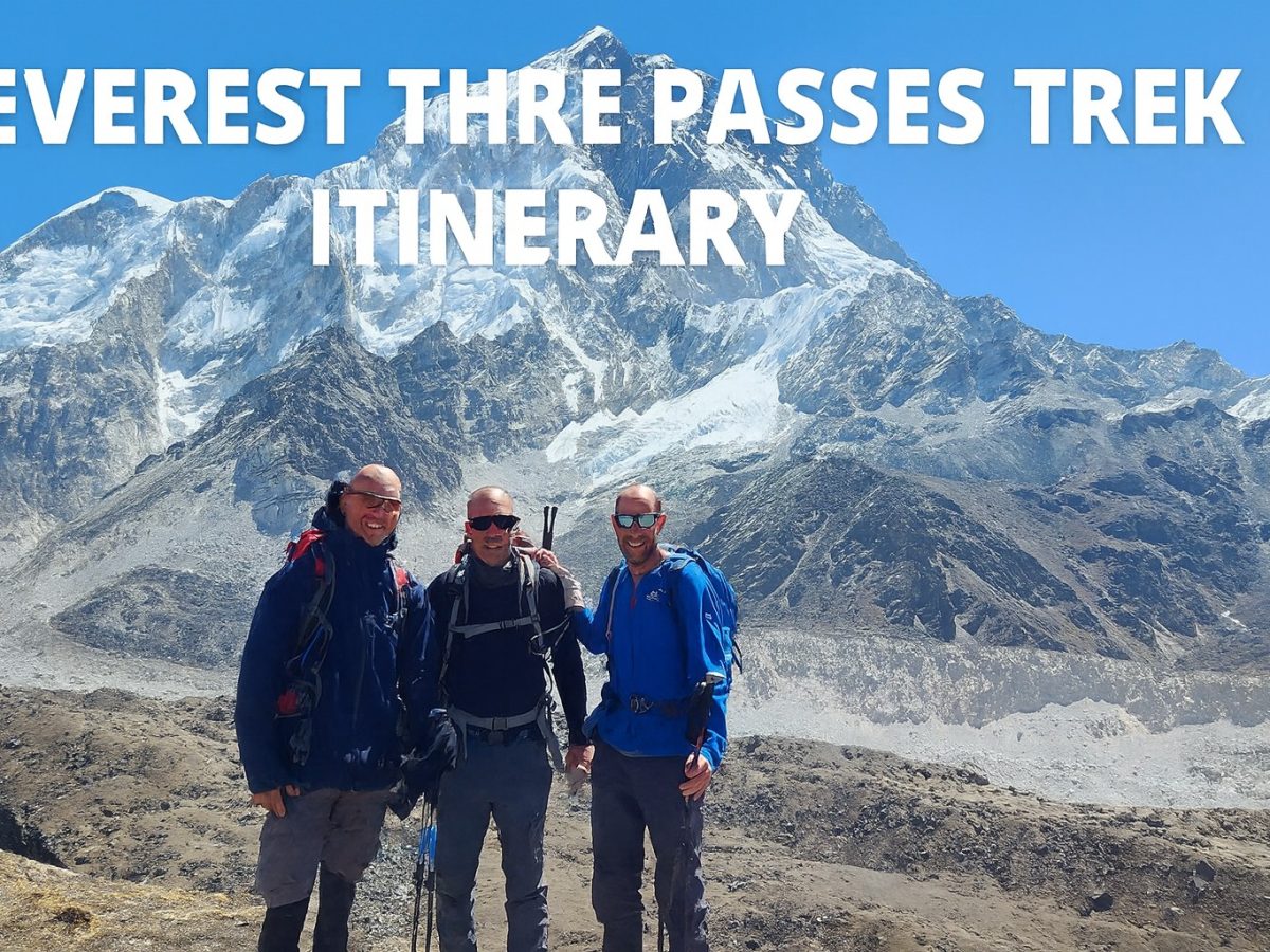 Everest Three Passes Trek Itinerary