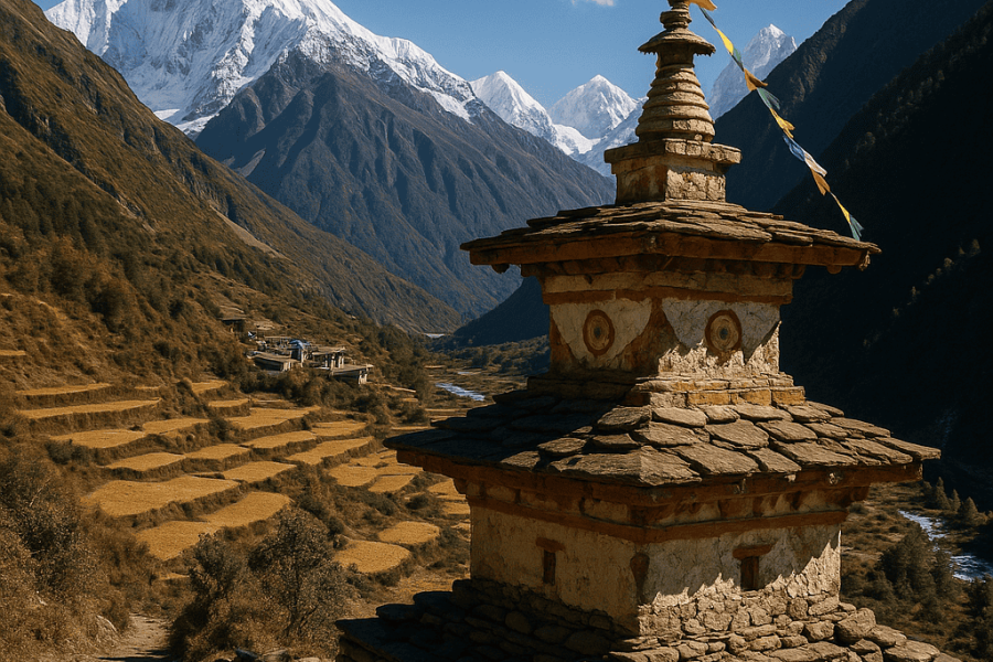 Tsum Valley Trek is one of the most peaceful and culturally rich treks in Nepal.